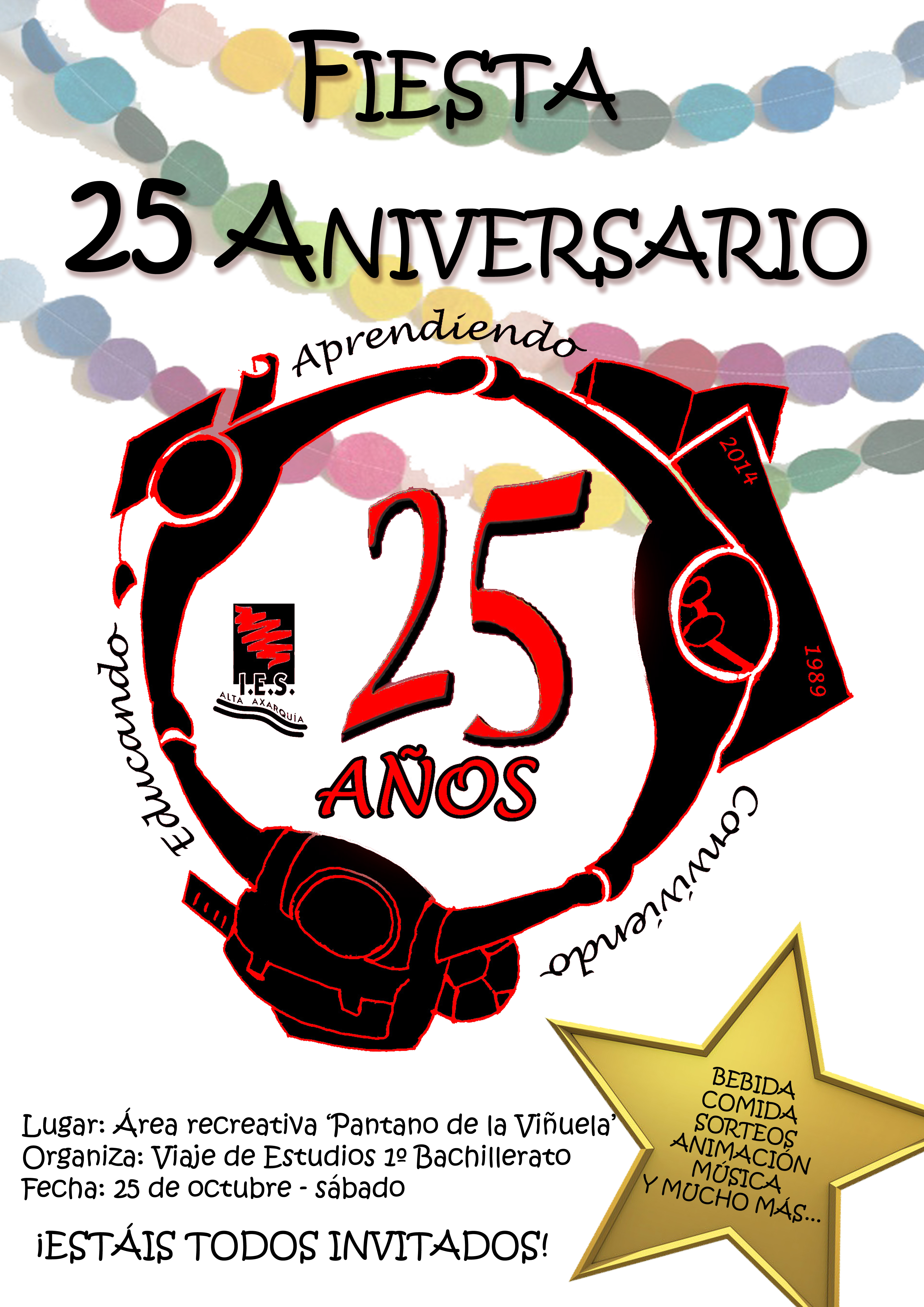 cartel fiesta 25 aniversario
